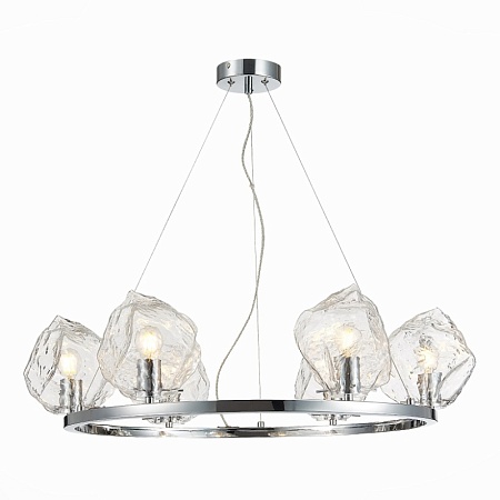 Люстра подвесная ST-Luce Хром/Прозрачный E14 6*40W SL1175.103.06 - фото