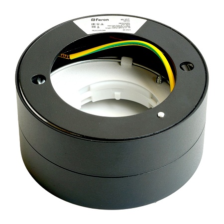 Светильник потолочный Feron HL357 12W, 230V, GX53, черный - фото