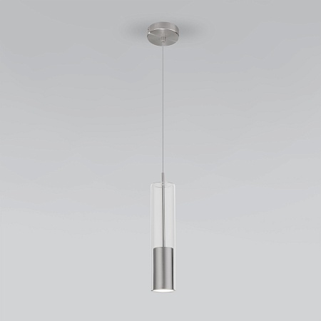 Подвесной акцентный светильник Eurosvet 50249/1 никель - фото