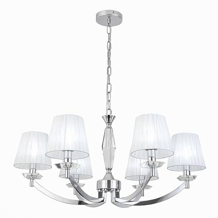 Светильник подвесной ST-Luce Хром/Светло-серый E14 6*40W SL1756.103.06 - фото