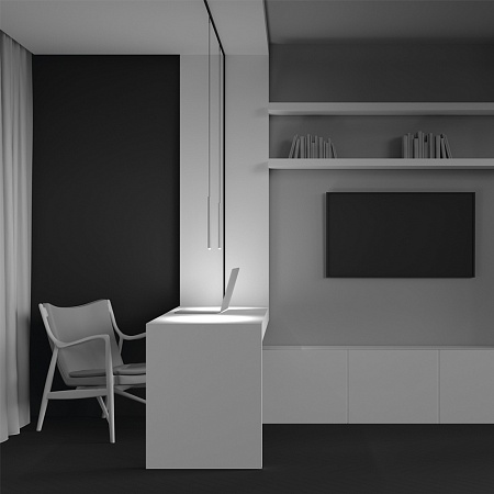 Трековый светильник Technical Skim TR191-1-3W4K-M-BW - фото