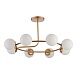 Светильник потолочный Золотистый/Белый E14 8*40W SLE220602-08 - фото