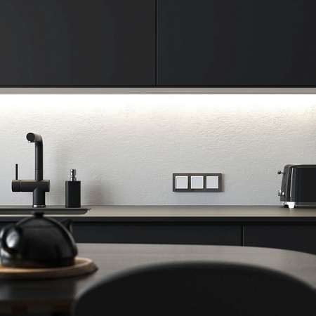 W1110041/ Выключатель одноклавишный (белый акрил) W1110041 - фото