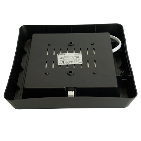 Светильник светодиодный Feron AL3021 в пластиковом корпусе 15W 6500K IP20 черный - фото