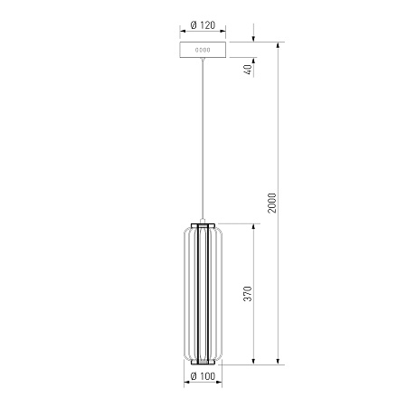 Подвесной светильник Eurosvet 304053 LED хром - фото