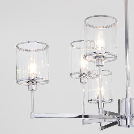 Потолочный светильник Eurosvet 60144/8 хром - фото