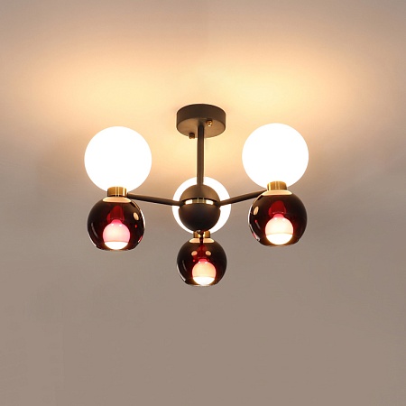 Люстра Потолочная Lavinia 6 (3+3) Круг Imperiumloft 151675-26 - фото