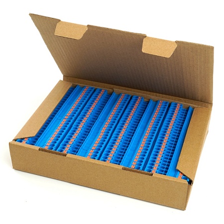 Зажим пружинный, 2-проводной проходной ЗНИ - 2,5 ,JXB PT 2,5 , серый LD572-2-25 - фото