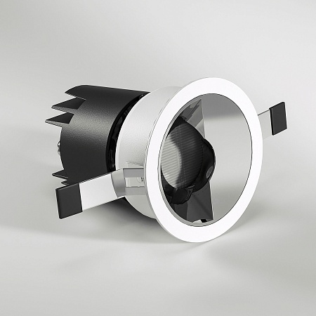 Точечный светодиодный светильник 10W 4000K белый/хром 25090/LED Elektrostandard - фото