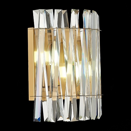 Бра ST-Luce Латунь/Прозрачный E14 2*40W SL1170.301.02 - фото