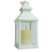 Световая фигура Свеча "Волшебный фонарь" 1LED 2700K, батарейки 3*ААА, 22см, белый, LT133