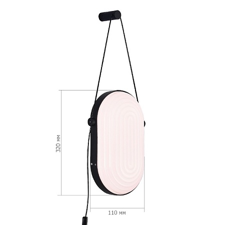 Бра ST-Luce Черный/Белый LED 1*9W 3000K SL1302.401.01 - фото