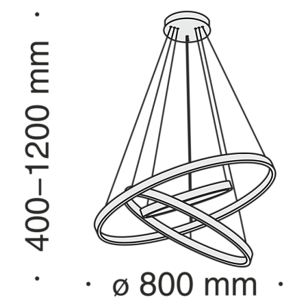 Подвесной светильник Maytoni Rim MOD058PL-L100B4K - фото