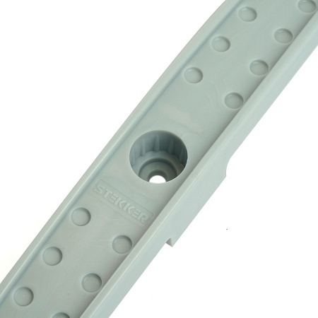 Держатель кабеля для прямого монтажа двусторонний ДКД-2 STEKKER PMHR2G, серый (20шт в упак) - фото