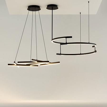 Подвесной светильник Maytoni Line MOD016PL-L52BK - фото