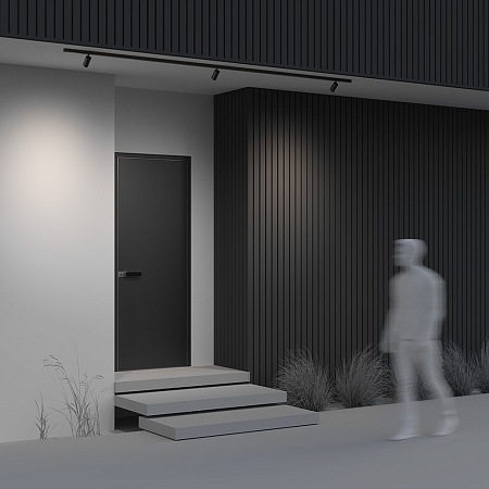 Уличный трековый светильник Outdoor O-TR02-1-S-8WB4K - фото