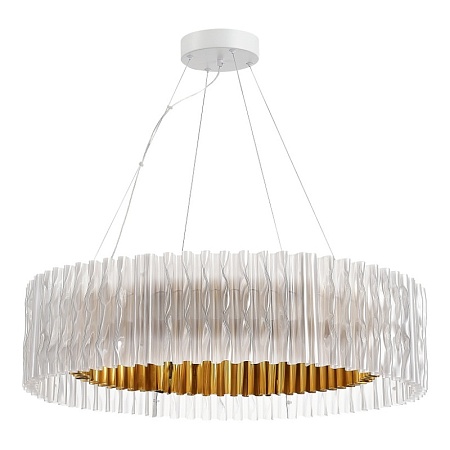 Светильник подвесной ST-Luce Золотистый/Прозрачный LED 1*87W 3000K SL6012.213.01 - фото