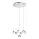 Светильник подвесной ST-Luce Хром/Прозрачный с пузырьками воздуха LED 7*3W 3000K SL6017.101.07 - фото