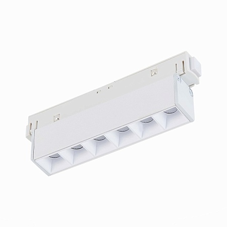 Магнитный трековый светильник белый LED 1*6W 3000K 532Lm Ra>80 36° IP20 L115xW22xH44 48 ST361.536.06 - фото