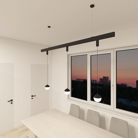 Светильник на шине Denkirs SMART MOON DK8056-BK - фото