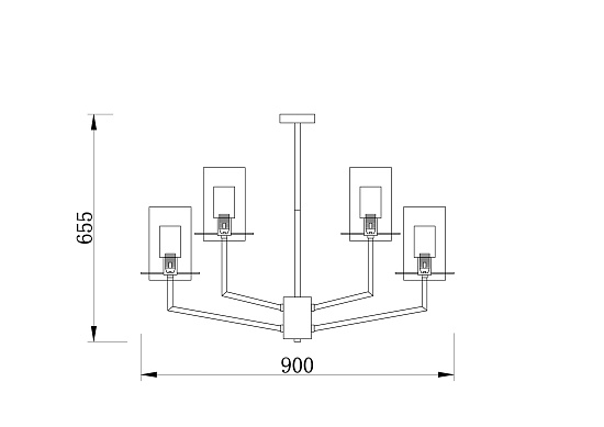 Подвесной светильник Freya Felicity FR5206PL-09FG - фото