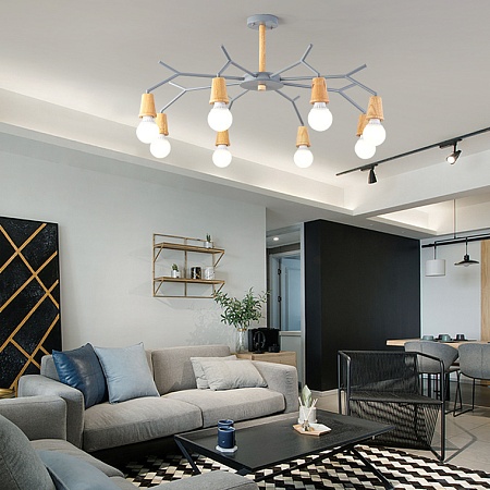 Потолочная Люстра Les Color D95 Grey Imperiumloft 220516-23 - фото