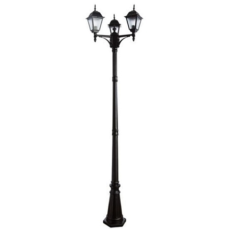 Парковый светильник ARTE LAMP A1017PA-3BK - фото
