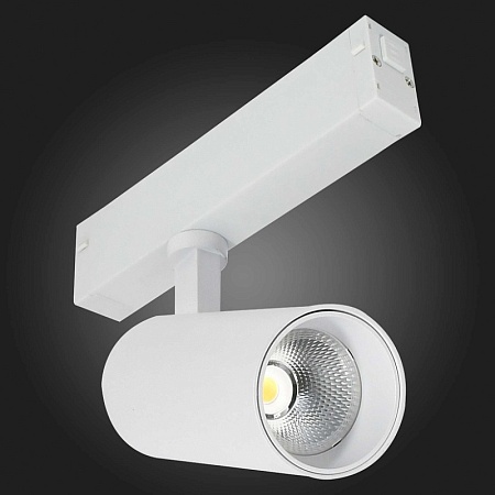 Св-к трек. SMART Белый LED 1*10W 2700K-6000K 535Lm Ra>90 36° IP20 D40xH90 220V ST660.596.10 - фото