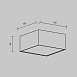 Потолочный светильник Technical Zon C032CL-12W3K-SQ-W - фото