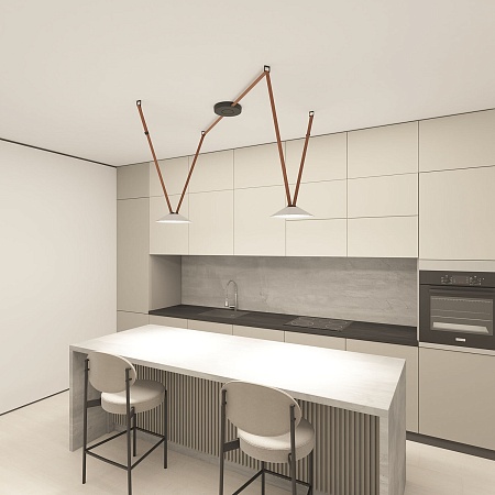 Светильник на шине Denkirs BELTY FLOW DK5564-WH+BK - фото