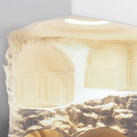 10355D Гипсовый встраиваемый светильник под покраску LOFT IT Antique - фото