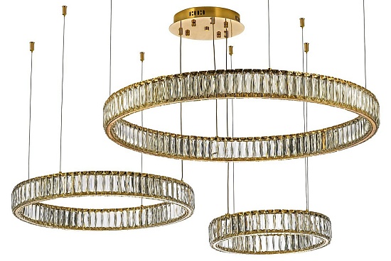 Подвесной светильник Dio D'Arte Elite Caneva L 1.5.80+60+40.100 G - фото