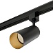 Светильник Feron AL155 трековый однофазный на шинопровод под лампу GU10, черный-золото - фото