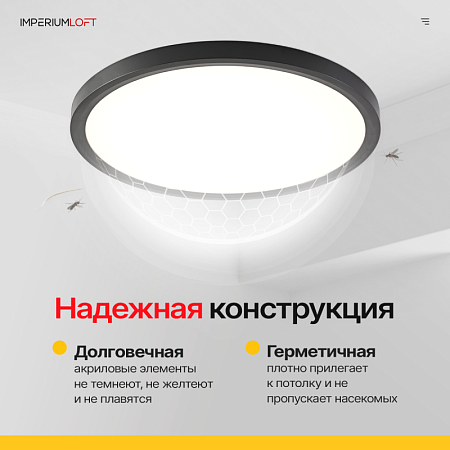 Потолочный Светильник Slim D30 Чёрный Imperiumloft 178447-26 - фото