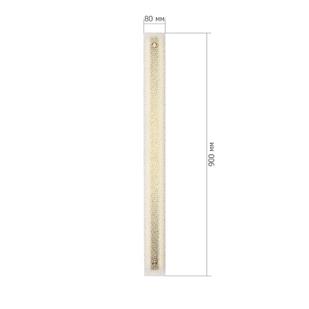 Светильник настенный ST-Luce золотистый/Прозрачный LED 1*20W 4000K SL6245.211.01 - фото