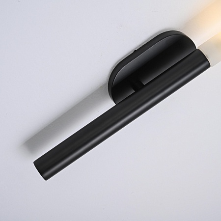 Бра Rousseau Small Bath Sconce Black Imperiumloft 192924-22 - фото