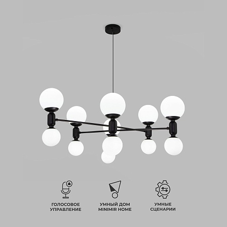 Потолочный светильник Eurosvet 30182 черный - фото