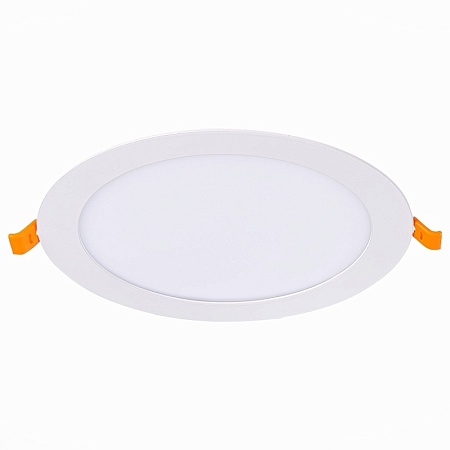 Св-к встр. Белый LED 1*15W 3000K 1 020Lm Ra80 110° IP20 D190xH8 90-265V ST209.538.15 - фото