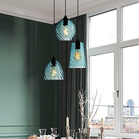 Подвесной Светильник Cl Rib D Blue Imperiumloft 219461-26 - фото