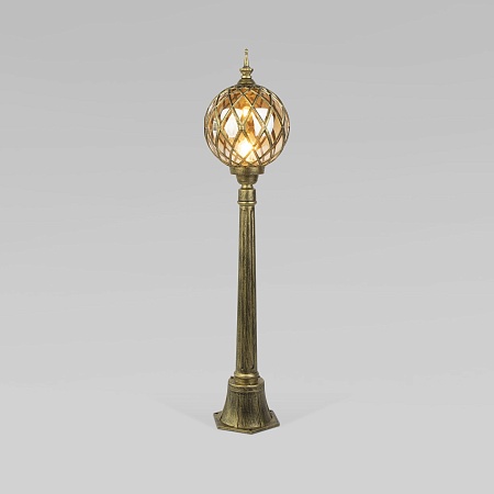 Ландшафтный светильник уличный на столбе Sirius F черное золото IP44 Sirius F черное золото Elektrostandard - фото