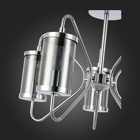 Светильник потолочный Хром/Дымчатый E14 5*40W SLE102302-05 - фото