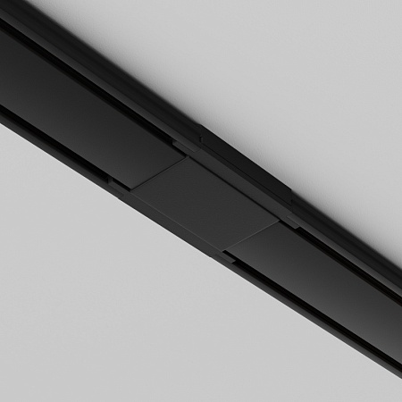 Коннектор питания прямой Radity черный - фото