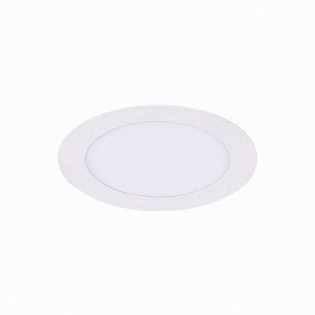 Св-к встр. Белый LED 1*8W 3000K 640Lm Ra80 110° IP20 D120xH30 220-240V ST210.538.08 - фото
