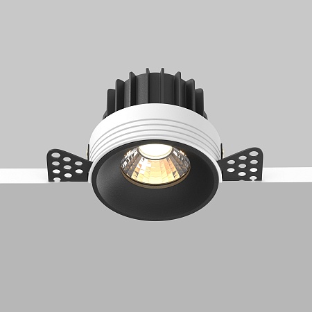 Встраиваемый светильник Technical Round DL058-12W3K-TRS-B - фото