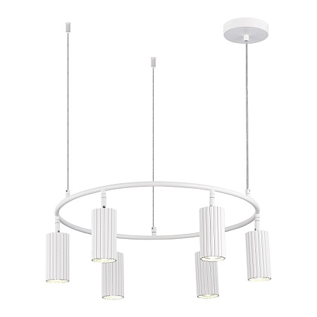 Светильник подвесной ST-Luce Белый/Белый GU10 6*5W 4000K SL1213.503.06 - фото