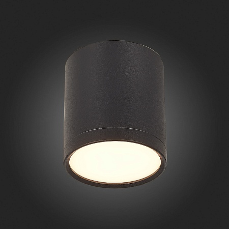 Светильник потолочный Черный LED 1*5W 3000K 390Lm Ra>90 120° IP20 D68xH75 170-240V ST113.432.05 - фото