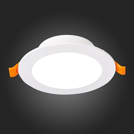 Св-к встр. Белый LED 1*12W 3000K 900Lm Ra80 110° IP20 D120xH30 220-240V ST210.538.12 - фото