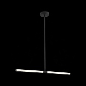 Светильник подвесной ST-Luce Черный/Белый LED 2*10W 4000K SL393.403.02