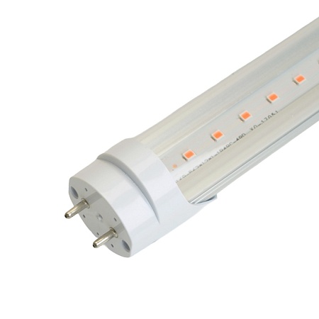 Лампа светодиодная для растений T8 Feron LB-7063 G13 0,6м 11W 175-265V красно-синий спектр пластик - фото