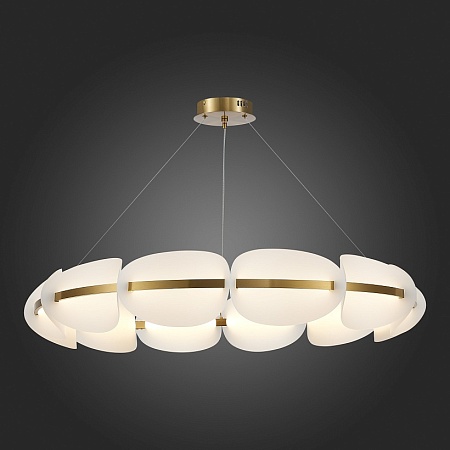 Люстра подвесная ST-Luce Золотистый/Белый LED 1*65W 3000K SL1304.203.65 - фото